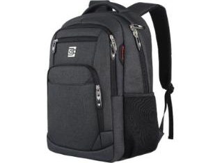 Anti-Theft Slim Laptop Backpack with USB Charging Port, 15.6"