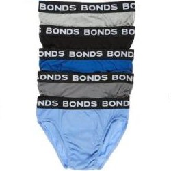 Bonds Men's Underwear Hipster Brief (5 Pack)