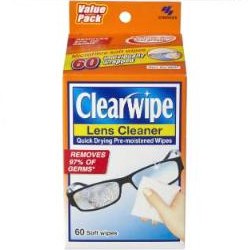 ClearWipe Lens Cleaner Pre-Moistened Glass Wipes