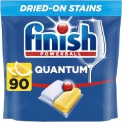 Finish Quantum Dishwashing Tablets, Lemon, 90 Pack