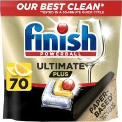 Finish Ultimate Plus Dishwashing Tablets, Lemon