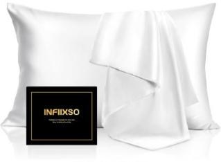 INFIIXSO Mulberry Silk Pillowcases Standard with Zipper