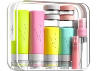 INSFIT 17-Pack TSA Leak-Proof Travel Bottles for Toiletries