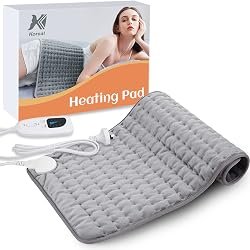 Koreal Washable Heating Pad, 6 Heat Settings, 76 x 40cm