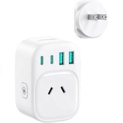 LENCENT Japan Travel Adapter, AU to US Power Adapter