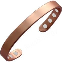 MagEnergy Copper Bracelet, Adjustable Bangle with Magnets