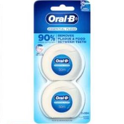 Oral-B Essential Waxed Clean Dental Floss, Mint
