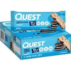 Quest Nutrition Cookies and Cream Protein Bars