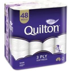 Quilton 3-Ply Toilet Tissue, 48 Pack