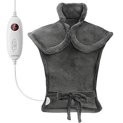RENPHO Electric Heating Pad for Neck, Shoulders and Back, 84 x 61cm
