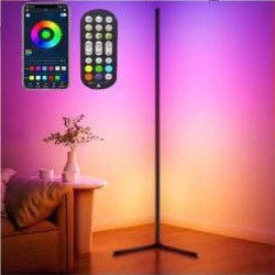 Smart RGB Corner Floor Lamp, 16 Million Colours