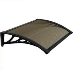 Stylora 1m x 1m Brown Window Canopy Awning