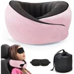 Travel Neck Pillow, Premium Memory Foam