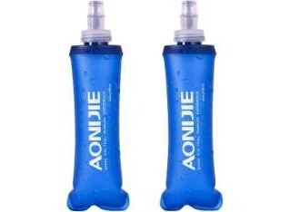 TRIWONDER TPU Soft Folding Water Bottles, BPA-Free, 2-Pack