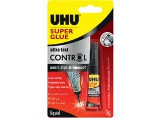 UHU Super Glue Ultra Fast Liquid Control 3g