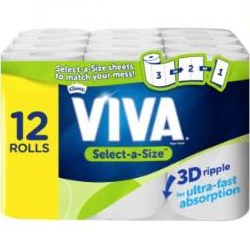 VIVA Select-A-Size Paper Towel, 12 Count