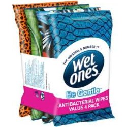 Wet Ones Be Gentle Sensitive Antibacterial Wipes